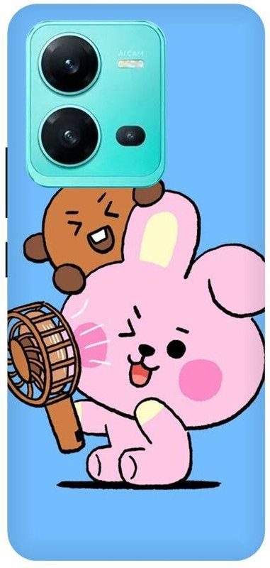 URCHIN Back Cover for Vivo V25 5G BT21-BTS-koya-RJ-Shooky-Mang-Chimmy-Tata-Cooky-403304  (Multicolor, Shock Proof, Pack of: 1)