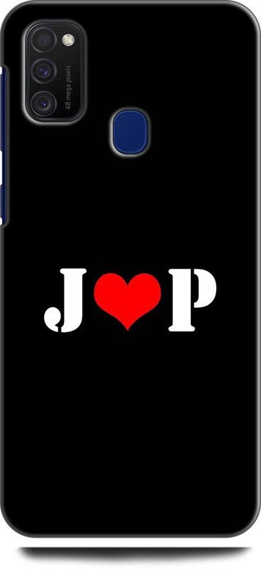 Afterglow Back Cover for SAMSUNG Galaxy M30s J P, J LOVES P, NAME, LETTER, ALPHABET, JP LOVE, HART  (Multicolor, Shock Proof, Pack of: 1)