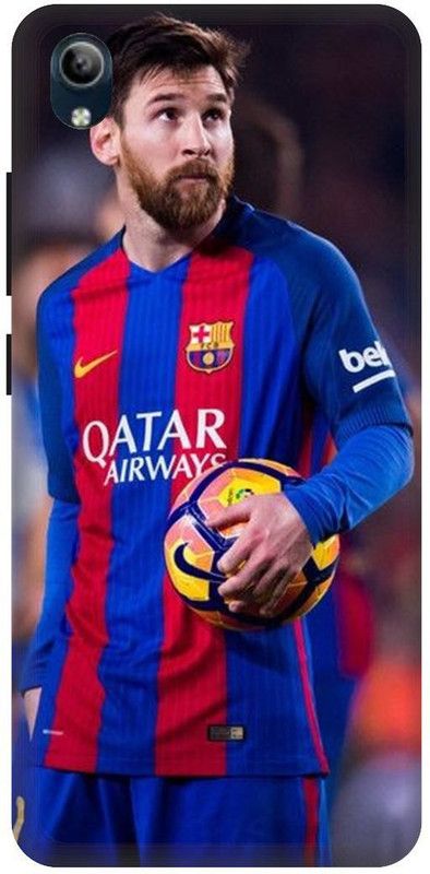 PHONE WALEY.COM Back Cover for VIVO Y90 , VIVO 1908 ,Messi, Football,Printed back cover  (Multicolor, Hard Case, Pack of: 1)