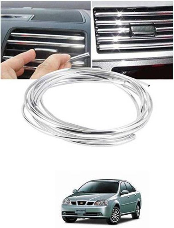 FKOK Car-Decorative Chrome Car beeding For Optra Car Beading Roll For Bumper, Door, Window  (5 m)