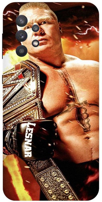 THE NARAYANA COLLECTIONS Back Cover for SAMSUNG GALAXY A32-BROCK,LESNAR,FOOTBALL,SPORTS,GAME  (Multicolor, Hard Case, Pack of: 1)