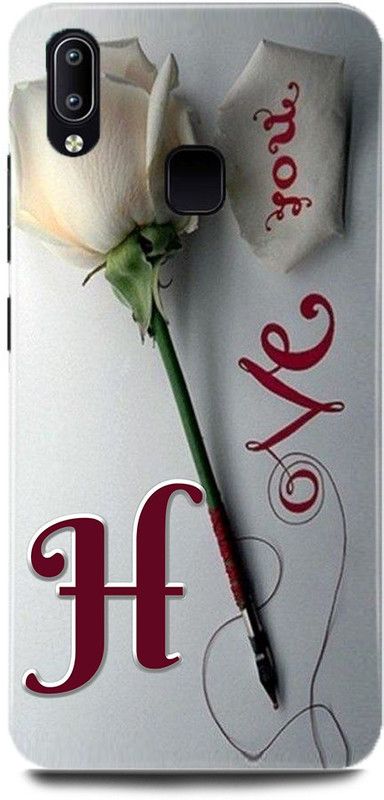 MP ARIES MOBILE COVER Back Cover for Vivo Y93/Vivo 1815,H Loves H Name,H Name, H Letter, Alphabet,H Love H NAME  (Multicolor, Hard Case, Pack of: 1)