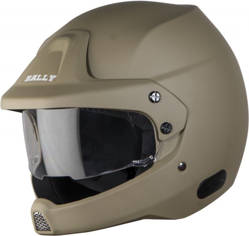 Steelbird SB-51 7Wings Rally Motorbike Helmet  (Grey)