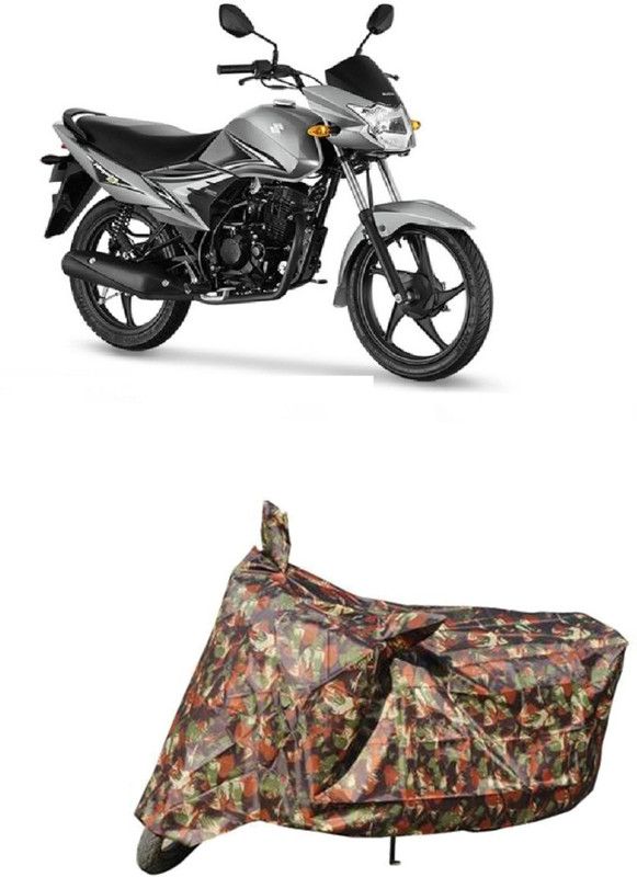 Carrogen Two Wheeler Cover for Suzuki  (Hayate, Multicolor)