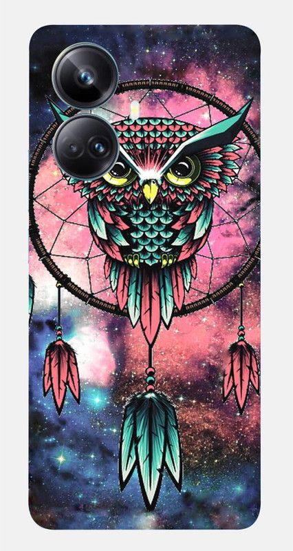 AsSkin Realme 10 Pro Plus, realme 10 pro plus, realme Mobile Skin  (Ultra Super Pink Owl With High Matte Finish .Skin..)
