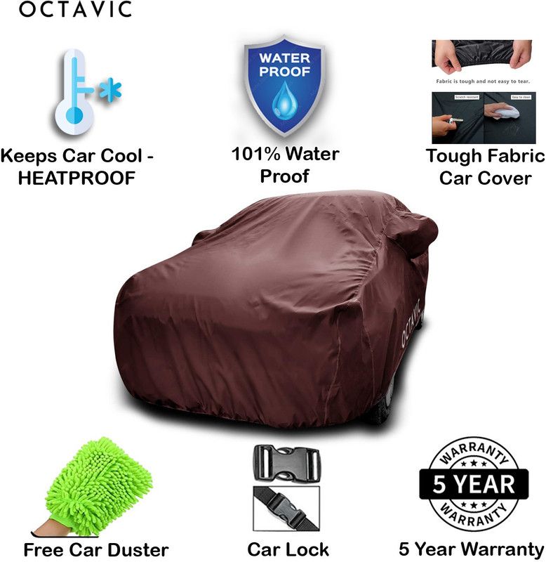 APNEK Car Cover For Jeep Grand Cherokee (With Mirror Pockets)  (Maroon)