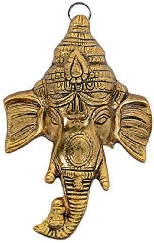Dk trades GaneshDoor_Hanging Decorative Showpiece - 11 cm  (Metal, Multicolor)