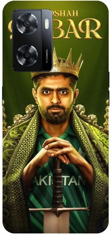 Dimora Back Cover for OPPO A57 ,BABAR AZAM CRICKETER PAKISTANI  (Multicolor, Hard Case, Pack of: 1)