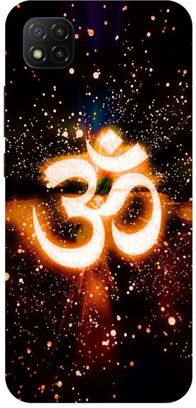 THE NARAYANA COLLECTIONS Back Cover for POCO C3-OM,NAMAH,SHIVAY,MAHADEV,NEON  (Multicolor, Hard Case, Pack of: 1)