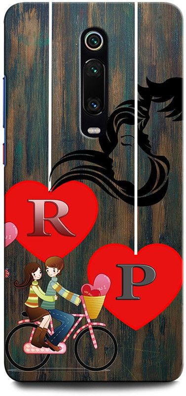 ORBIQE Back Cover for Redmi K20 Pro RP, R LOVE P, P LOVE R, R LETTER, P LETTER, RP NAME  (Multicolor, Hard Case, Pack of: 1)