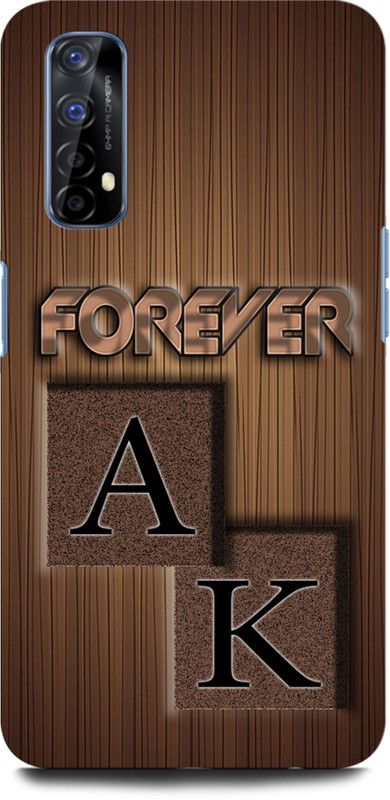 INTELLIZE Back Cover for Realme 7 AK, A LOVE K, K LOVE A, A LETTER, K LETTER, AK NAME  (Multicolor, Hard Case, Pack of: 1)