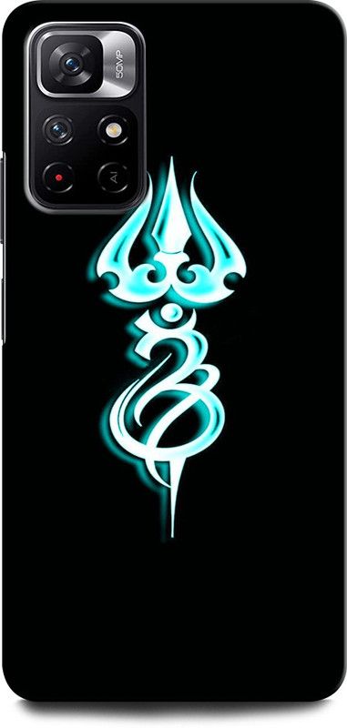 GRAFIQE Back Cover for POCO M4 Pro 5G  (Black, Blue, Shock Proof, Pack of: 1)