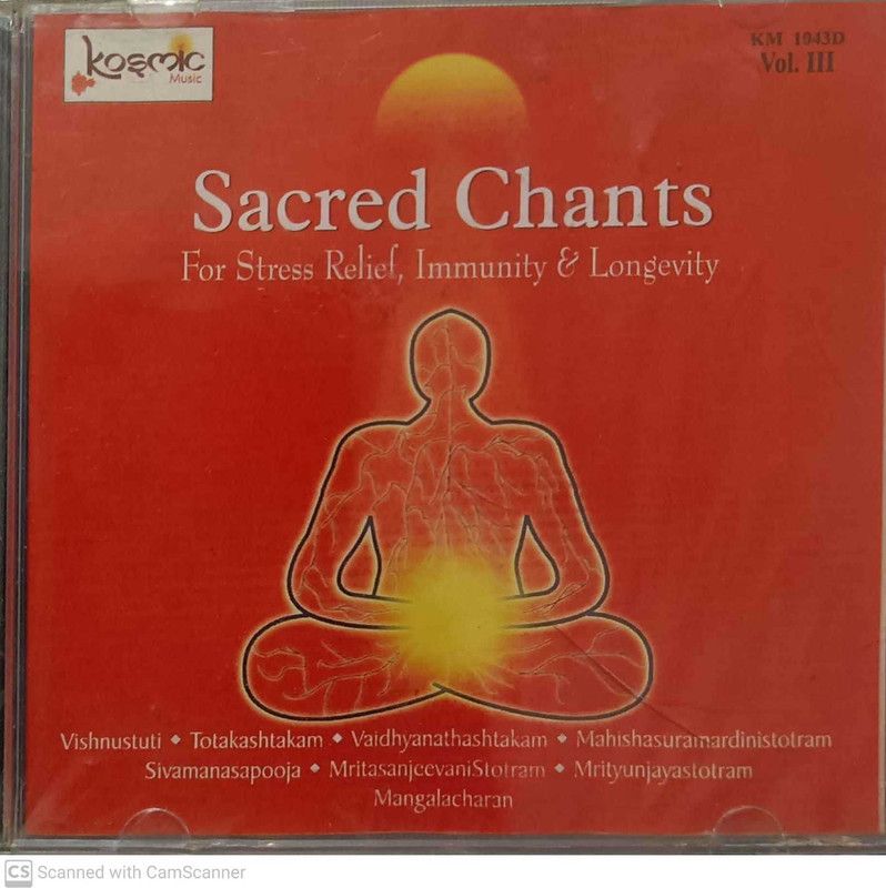 SACRED CHANTS VOL. 3 Audio CD Standard Edition  (Hindi - VARIOUS)