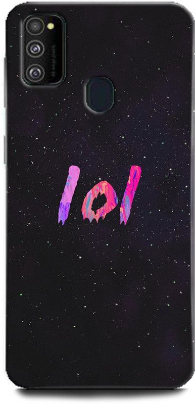 WallCraft Back Cover for Samsung Galaxy M21 LOL, LETTERS, SPACE, GALAXY, STARS, LOL QUOTES  (Multicolor, Dual Protection, Pack of: 1)