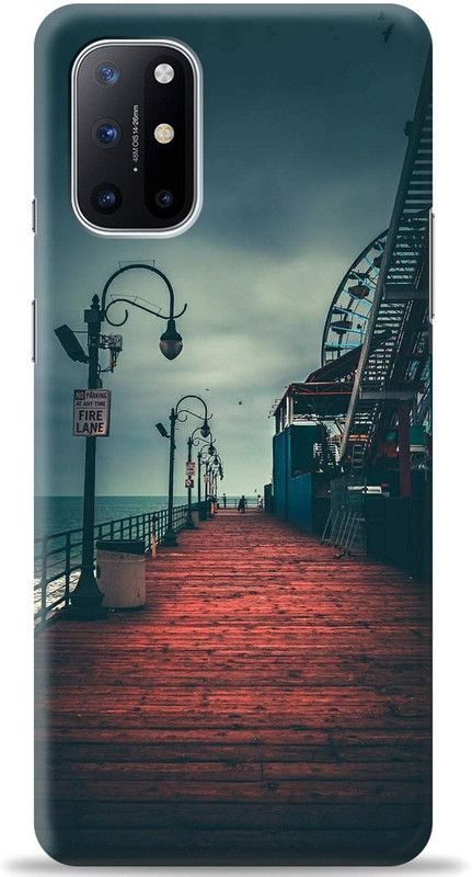 Loffar Back Cover for OnePlus 8T  (Brown, Shock Proof, Pack of: 1)
