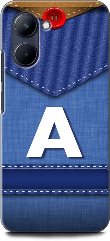 WallCraft Back Cover for Realme C33, RMX3624 A, A LETTER, A NAME, BLUE, JEANS, A ALPHABET, ALPHABET  (Multicolor, Dual Protection, Pack of: 1)