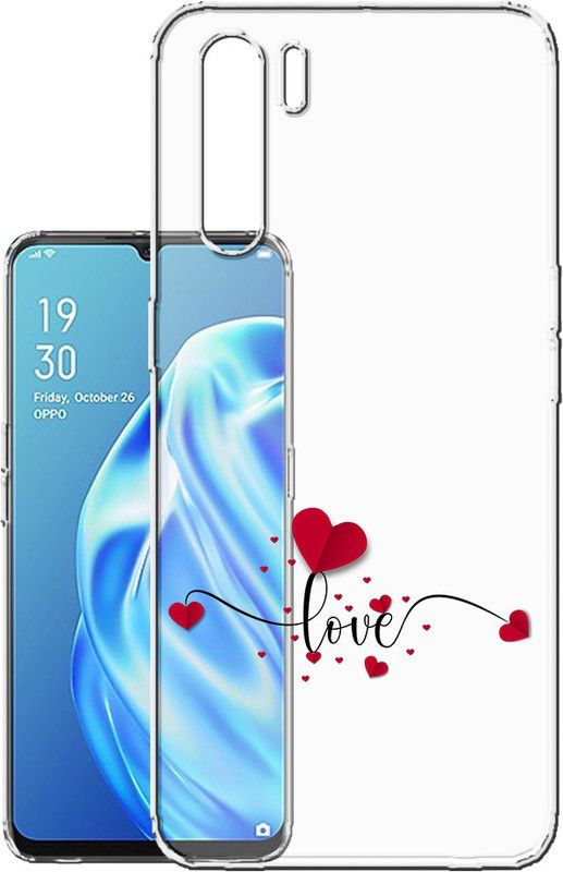 HANIRY Back Cover for Oppo F15 / CPH2001 mobile cover | LOVE | Designer | PNG_59  (Multicolor, Flexible, Silicon, Pack of: 1)