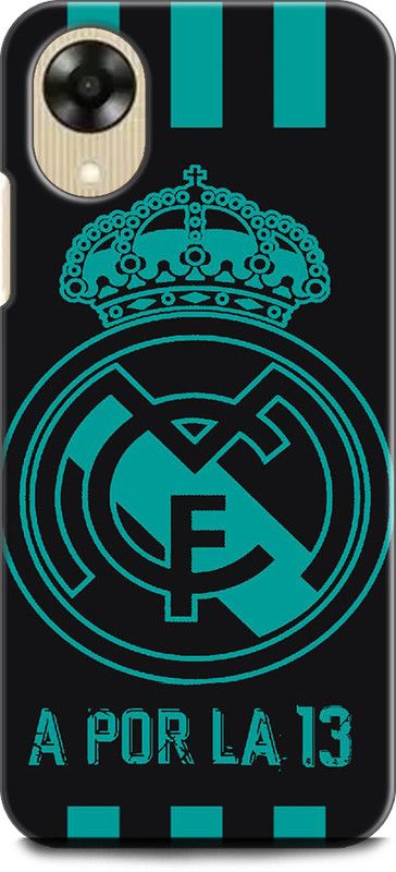 WallCraft Back Cover for OPPO A17K, CPH2471 REAL MADRID, LOGO, EMBLEM, FC, FOOTBALL, SPORTS  (Multicolor, Dual Protection, Pack of: 1)
