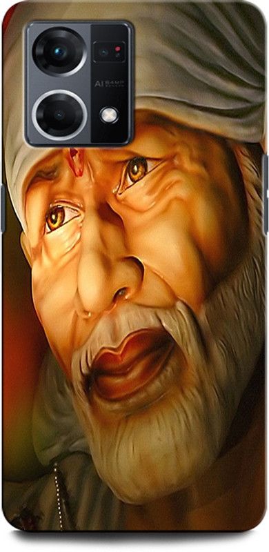 INTELLIZE Back Cover for OPPO F21 Pro 4G OM SAI BABA, OM SAI, OM SAI RAM, SAIBABA, GOD  (Multicolor, Hard Case, Pack of: 1)