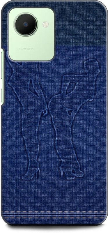 WallCraft Back Cover for Realme C30s  (Blue, Pack of: 1)