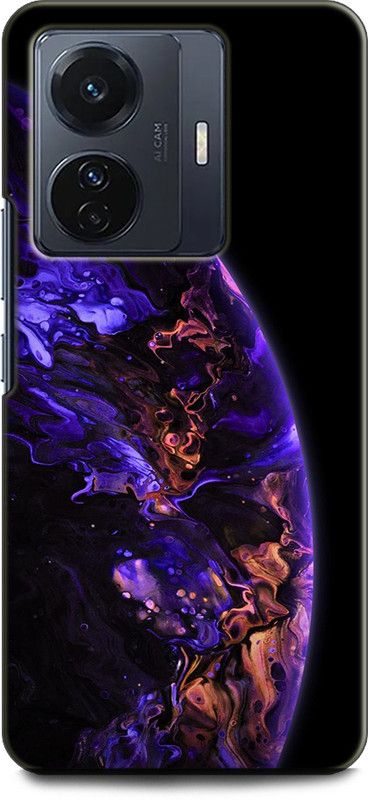 KEYCENT Back Cover for iQOO Z6 Pro 5G PLANET, TRIANGLES, SPACE, STARS, UNIVERSE, GALAXY, BLUE  (Multicolor, Shock Proof, Pack of: 1)