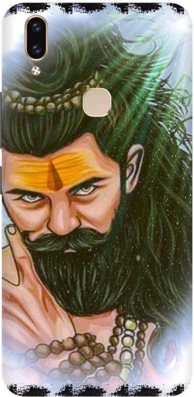 THE NARAYANA COLLECTIONS Back Cover for VIVO V9 PRO-1851-AGHORI,SHIV,JI,PARSHURAM,BHOLENATH  (Multicolor, Hard Case, Pack of: 1)