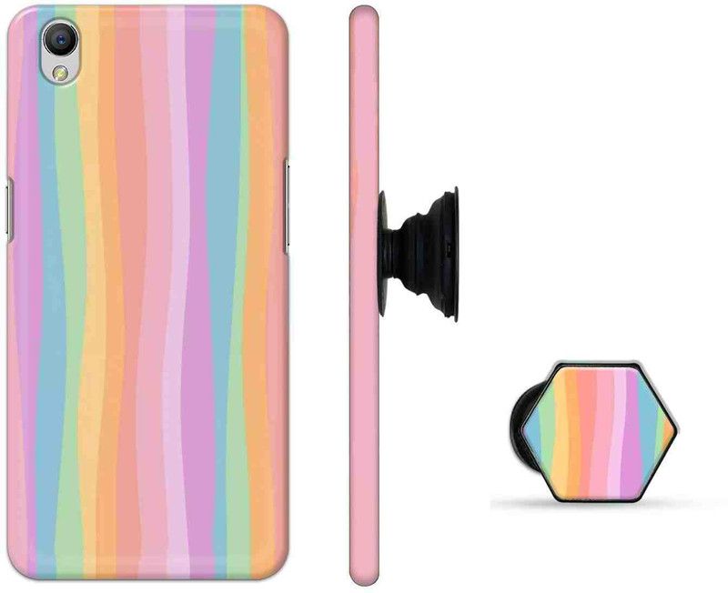 CaseSquad Back Cover for Oppo A37, Oppo A37f  (Multicolor, Cases with Holder, Pack of: 2)