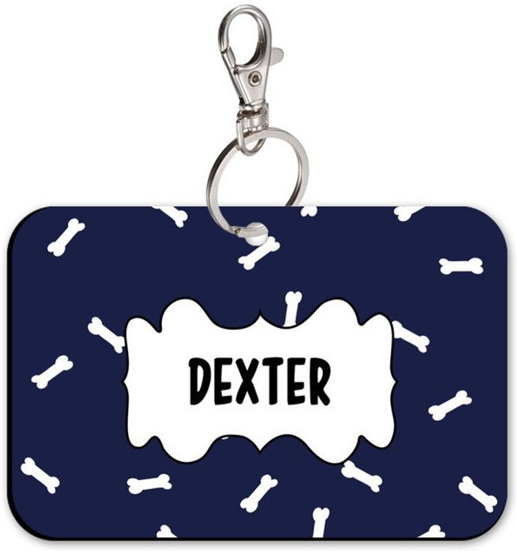 SKY TRENDS Rectangle Shape Collar Locket/Pendant for Dogs & Puppy -328 Info Engraved Dog Collar Charm  (Multicolor, Rectangle)
