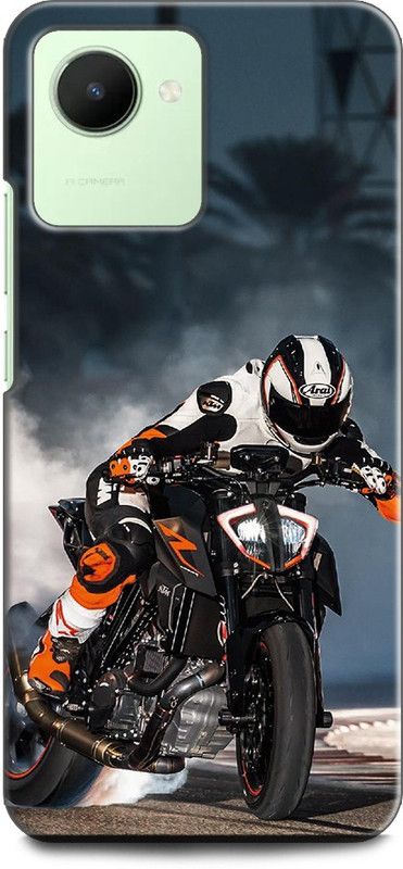 WallCraft Back Cover for Realme C30s, RMX3690 BIKE, DUKE, DUKE BIKE LOVER, SUPERBIKE, CLASSIC  (Multicolor, Dual Protection, Pack of: 1)