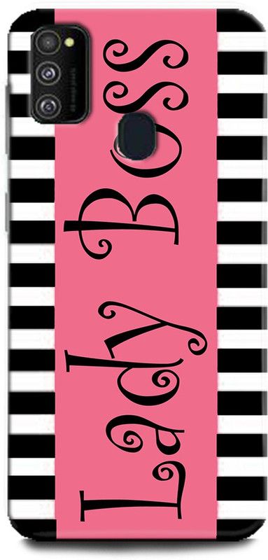 WallCraft Back Cover for Samsung Galaxy M21 MOTIVATIONAL QUOTES, LADY BOSS, GIRL, MOTIVATION, INSPIRATION, POSITIVE  (Multicolor, Dual Protection, Pack of: 1)
