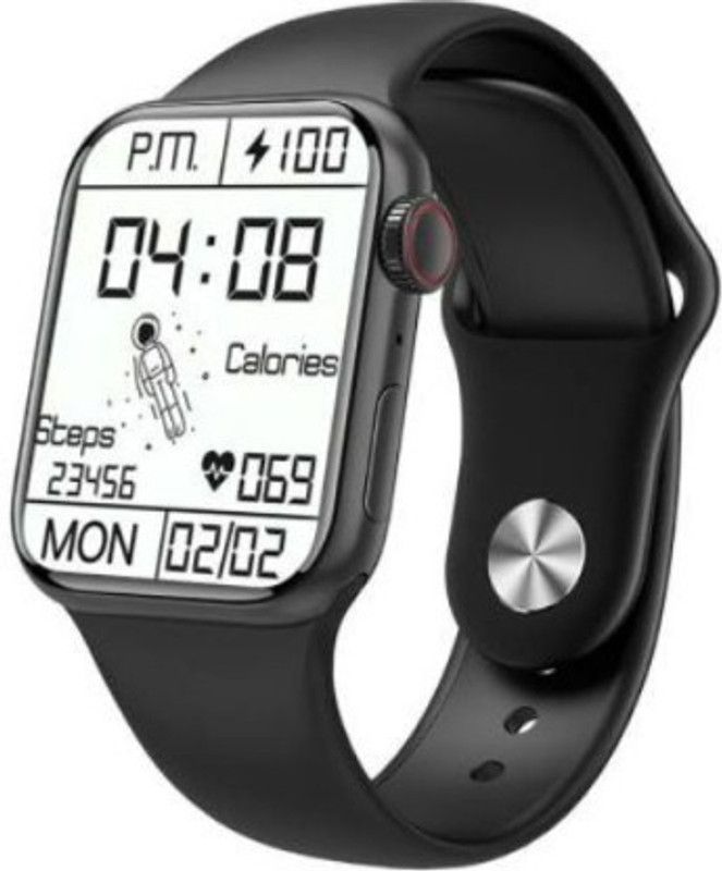 SCHN MAX Smartwatch For Mens Smartwatch  (Black Strap, Free)