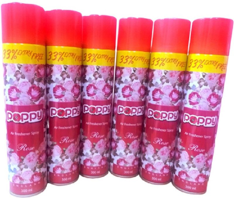 Poppy ROSE Spray  (6 x 50 ml)