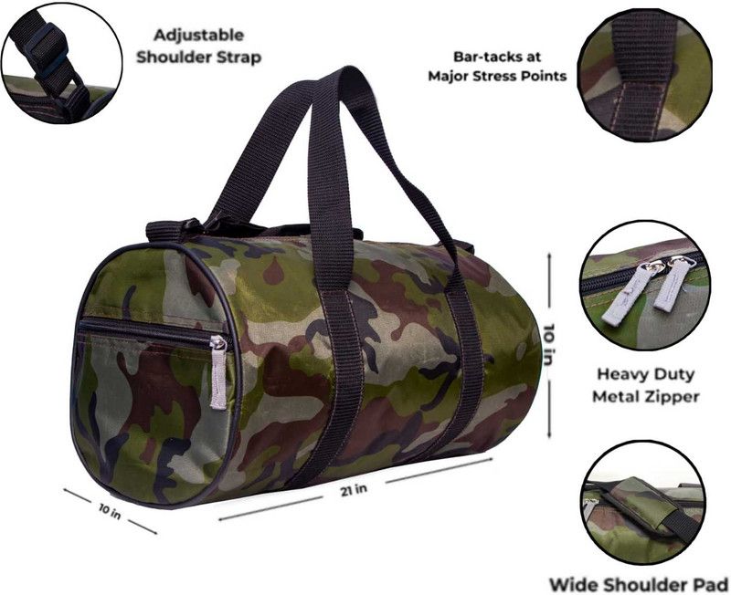 aakash enterprises Gym Bag Body Building Pu Leather Duffle Gym Bag & Sports Bag Fitness  (Multicolor, Backpack)