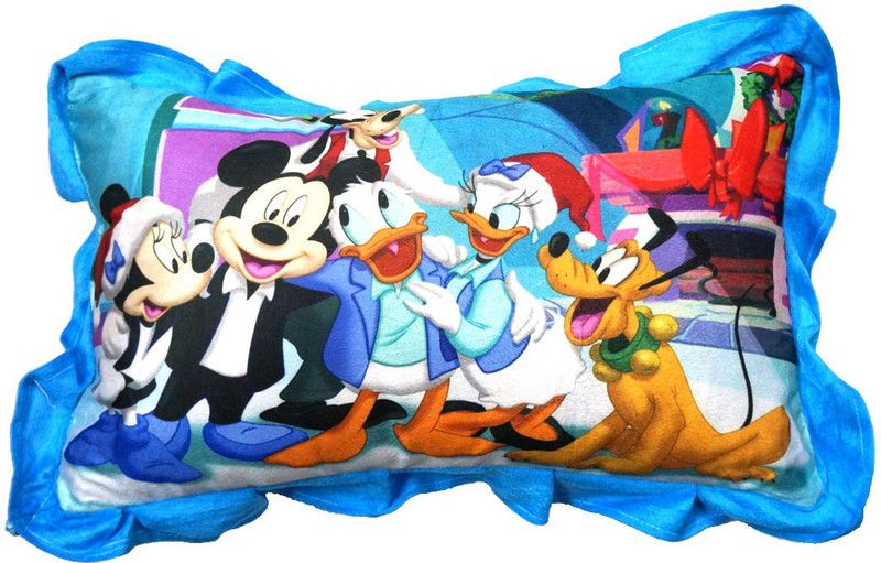 Muren Polyester Fibre cartoon Bed/Sleeping Pillow Pack of 1  (Multicolor)