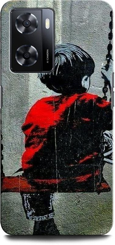 GRAFIQE Back Cover for OPPO A57 New ANIME, ANIME BOY, SAD BOY, ALONE, LOVE  (Multicolor, Shock Proof, Pack of: 1)