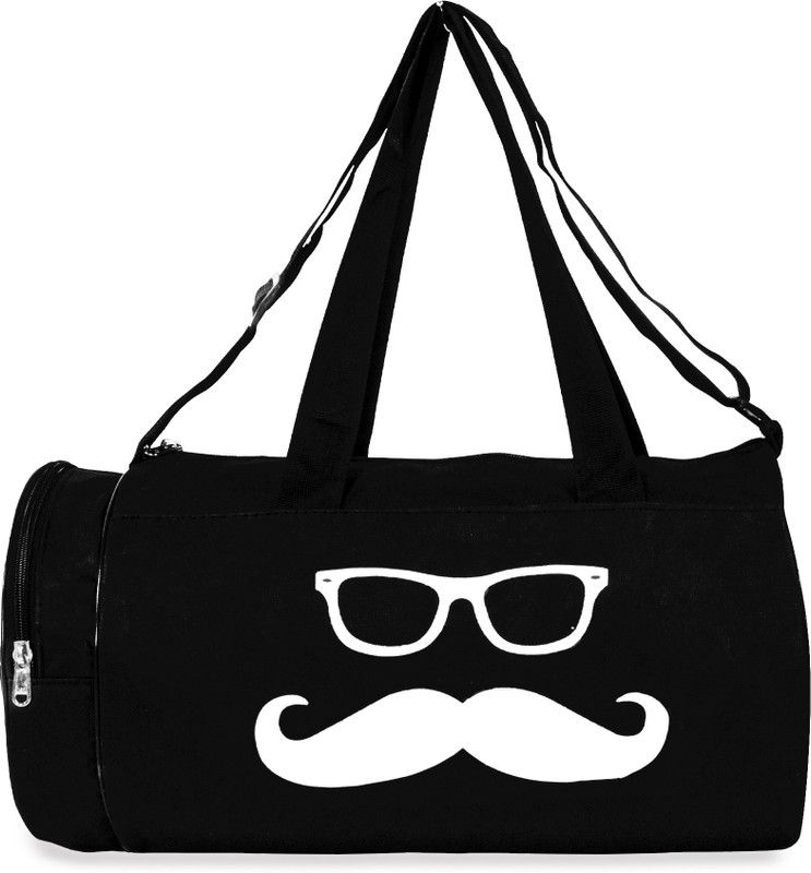 Star X Mustache and Shades Black Color  (Black, Kit Bag)