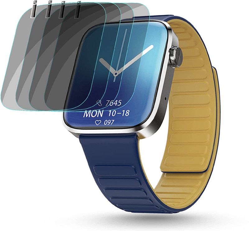 slwax Screen Guard for Pebble Cosmos Prime SMARTWATCH  (Pack of 4)