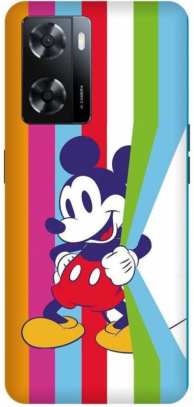 Dimora Back Cover for realme narzo 50 5G ,MICKEYMOUSE ARTCARTOON TEDDYDOLL BACKCOVER FORGIRLS  (Multicolor, Hard Case, Pack of: 1)