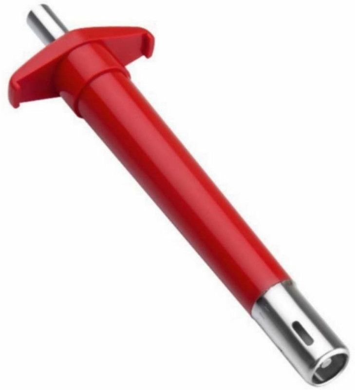 Capnicks Steel Gas Lighter  (Multicolor, Red, Silver, Pack of 1)