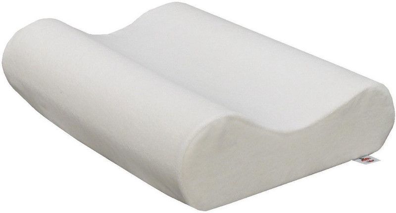 Renewa PU Foam solid Bed/Sleeping Pillow  (White)
