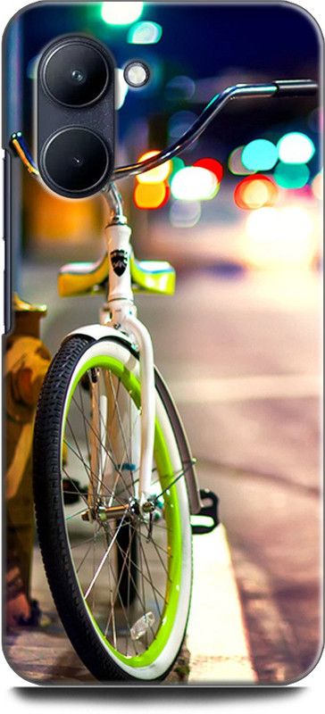 WallCraft Back Cover for Realme C33, RMX3624 CYCLE, BICYCLE, SUPER CYCLE, CLASSIC  (Multicolor, Dual Protection, Pack of: 1)