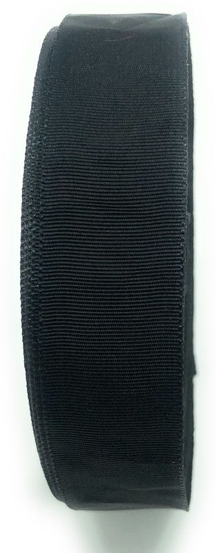 Kavmart KAV-GROSSGRAIN18-BLACK 20 MM GROOS GRAIN SATIN HEAVY RIBBON FRO DÉCOR ART & CRAFT SCHOOL WORK (18 METERS)BLACK Lace Reel  (Pack of 1)