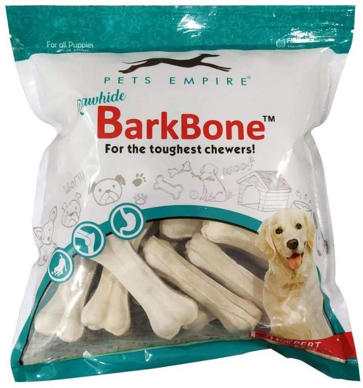 PETS EMPIRE Rawhide Pressed Chew Bone Dog Treat  (500 g)