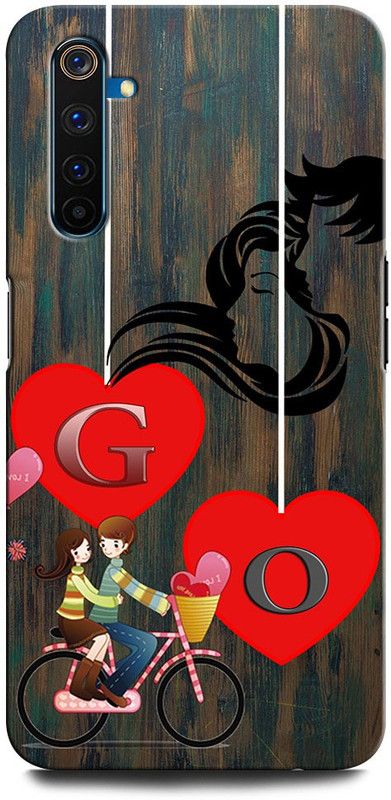ORBIQE Back Cover for Realme 6i GO, G LOVE O, O LOVE G, G LETTER, O LETTER, GO NAME  (Multicolor, Hard Case, Pack of: 1)