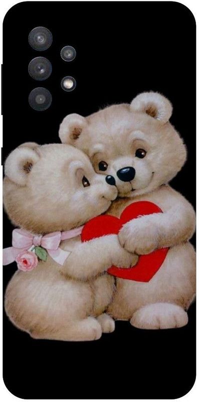 THE NARAYANA COLLECTIONS Back Cover for SAMSUNG GALAXY A32-PANDA,LOVE,SIGN,HEART,DIL,TEDDY  (Multicolor, Hard Case, Pack of: 1)