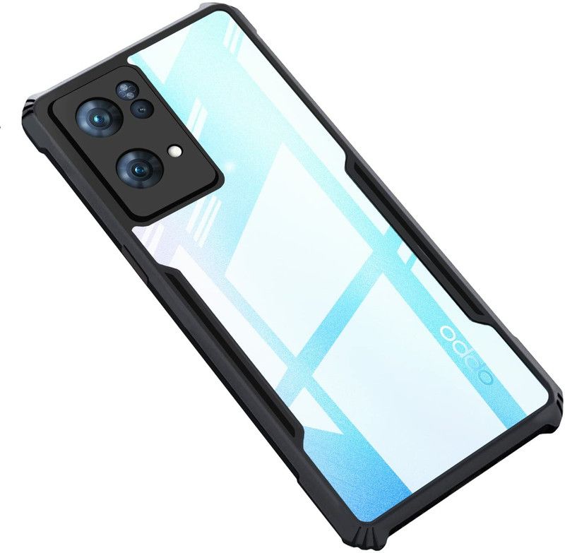 Sendrata Back Cover for Oppo Reno 7 Pro (5G)  (Black, Pack of: 1)