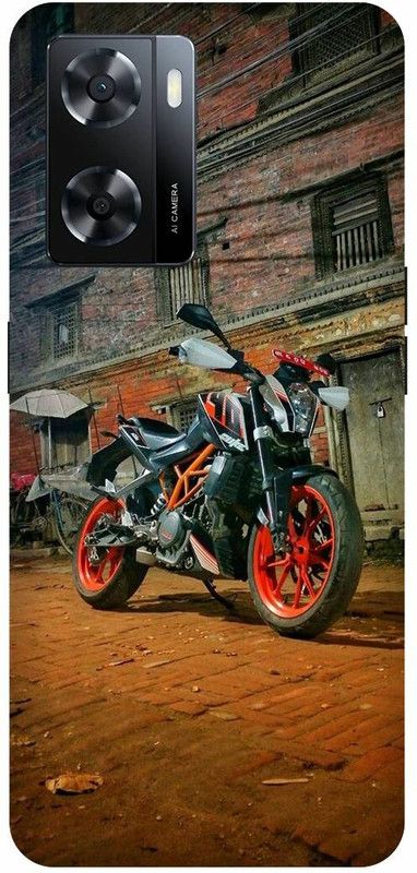 Dimora Back Cover for OPPO A57, KTM DUKE LOVER BIKER LOVEKISS  (Multicolor, Hard Case, Pack of: 1)