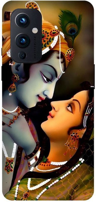 FRONK Back Cover for OnePlus 9 5G, LE2111, RADHA, KRISHAN, KISHAN, KANHAIYA, JI, RANI  (Multicolor, Hard Case, Pack of: 1)