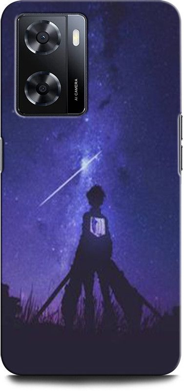 ORBIQE Back Cover for OPPO A57 New ATTACK ON TITAN, ANIME, ACTOR, ANIME BOY  (Multicolor, Hard Case, Pack of: 1)