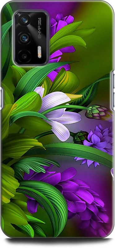 Wall Art Back Cover for Realme X7 Max (5G) FLOWERS, TREE, COLOURFUL NATURE  (Multicolor, Dual Protection, Pack of: 1)